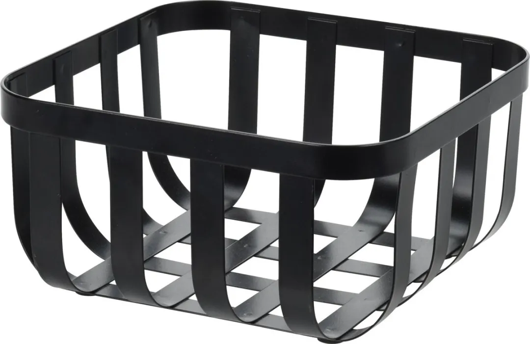 Excellent Houseware Fruitmand Zwart 20x20cm