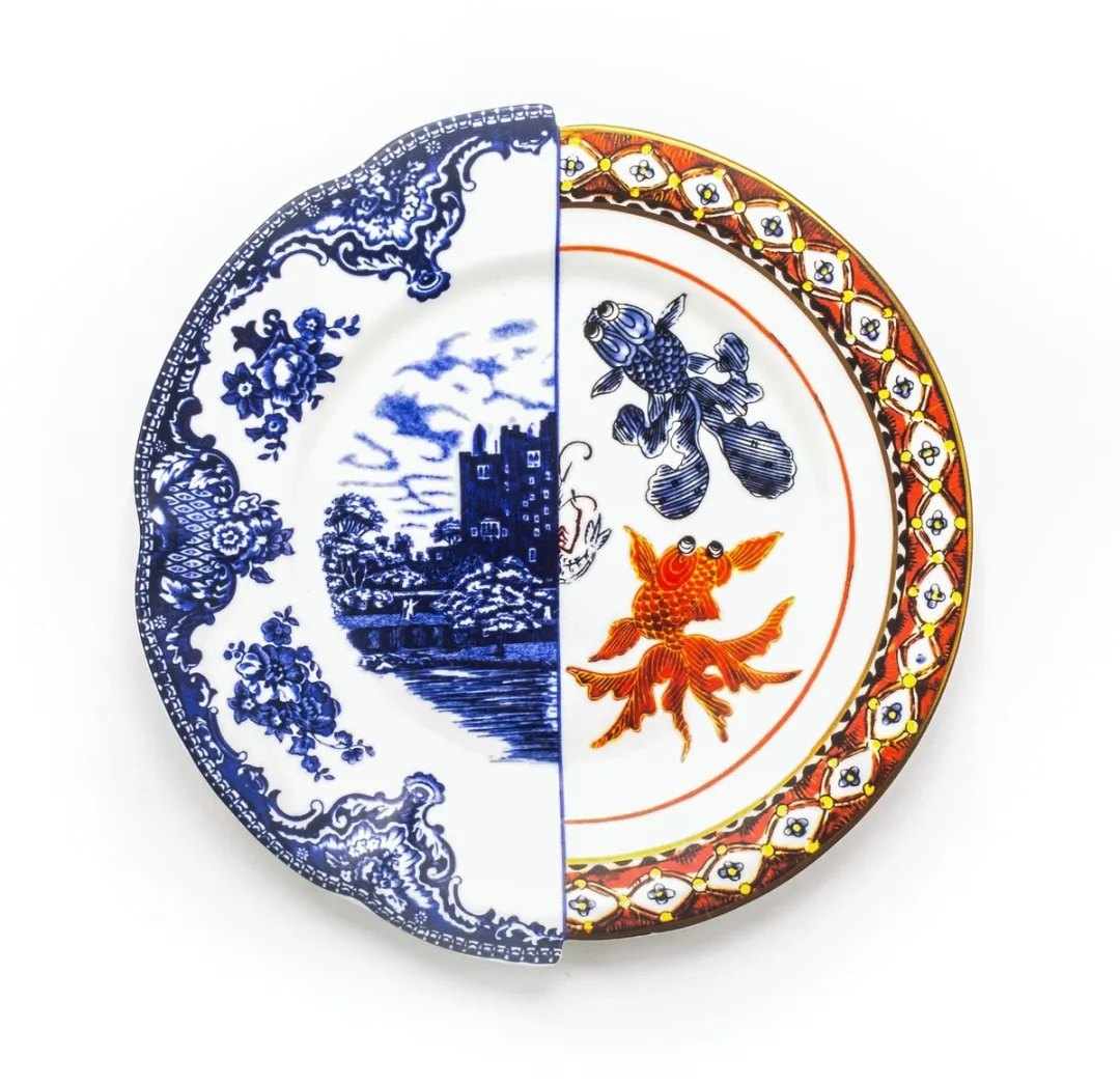 Seletti Hybrid Dinerbord Ø27.5 Isaura - Multi - afbeelding 2 van 6