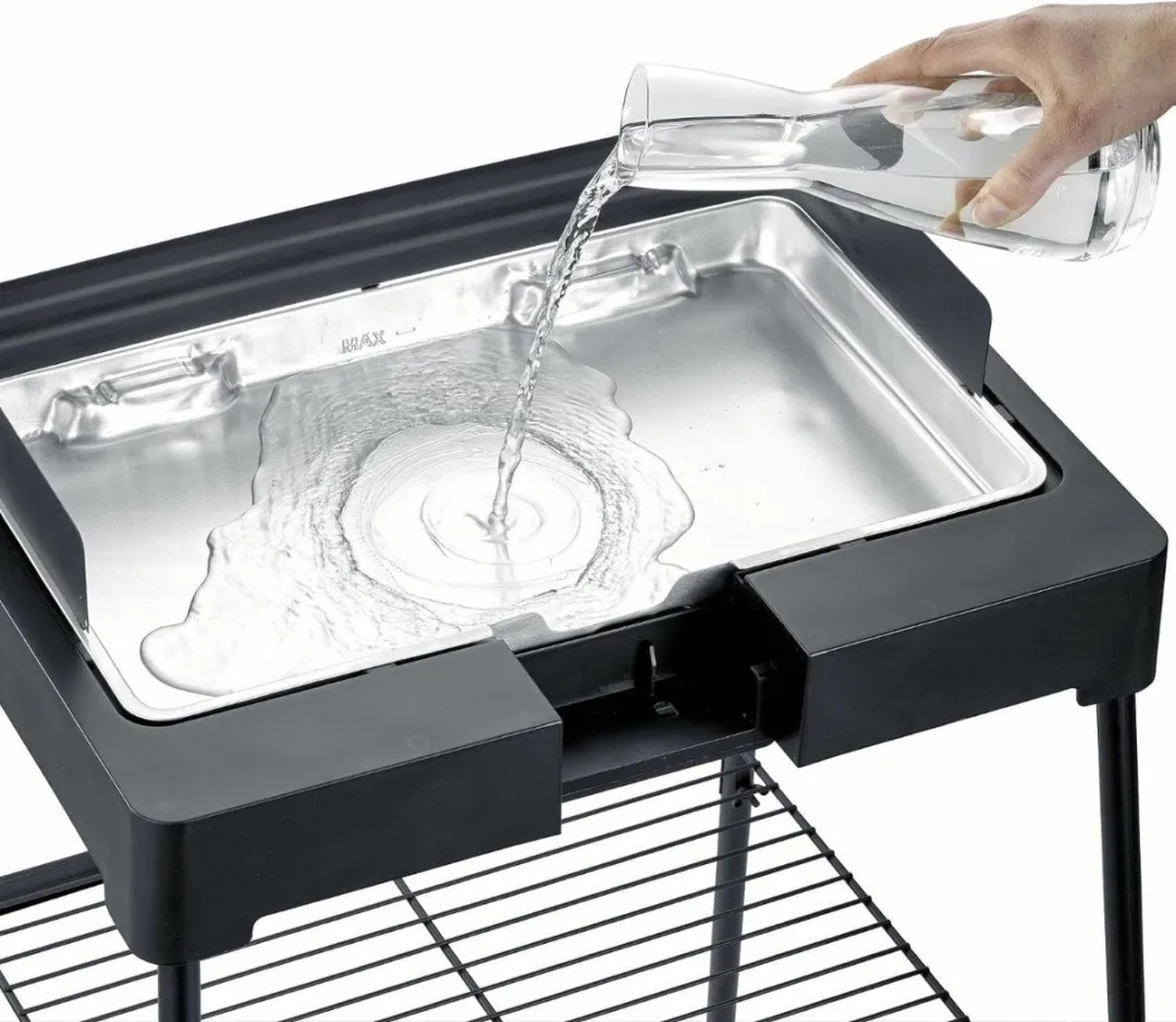Severin 8566 Staande Elektrische Grill - Zwart - afbeelding 2 van 5