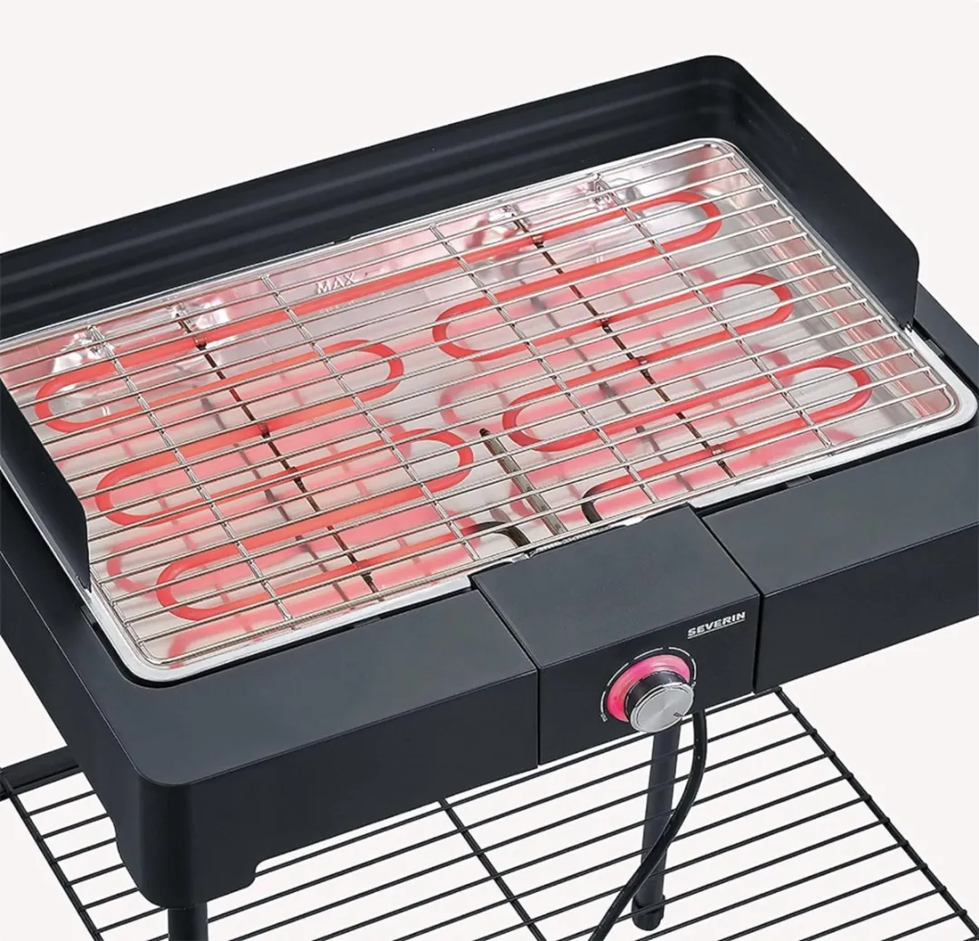 Severin 8566 Staande Elektrische Grill - Zwart - afbeelding 3 van 5