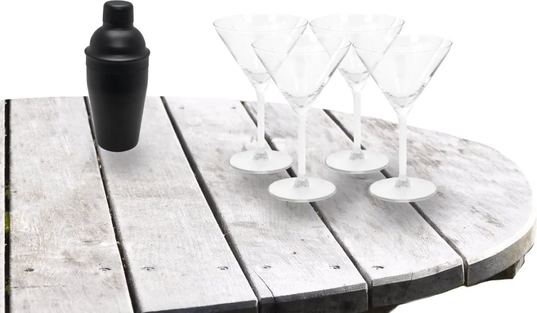 Excellent Houseware Cocktailset EH-1250100 - 500ml + 4x Martini Glazen 260ml