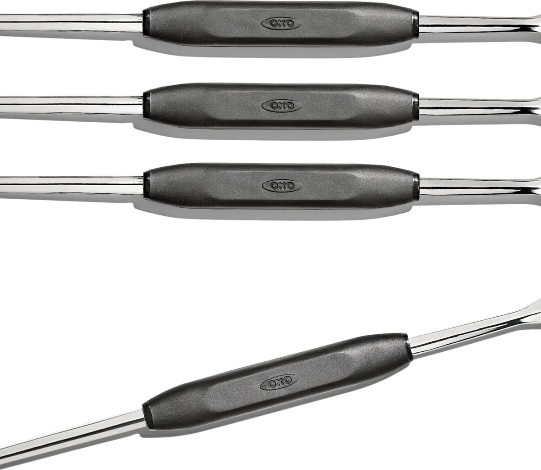 OXO Kreeftenvork Set - 4 Stuks - Grijs/Zwart