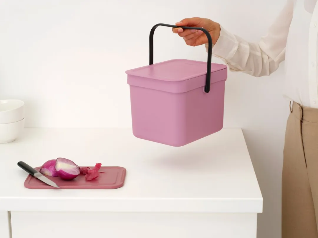 Brabantia Sort & Go Prullenbak 6L - Lilac Pink