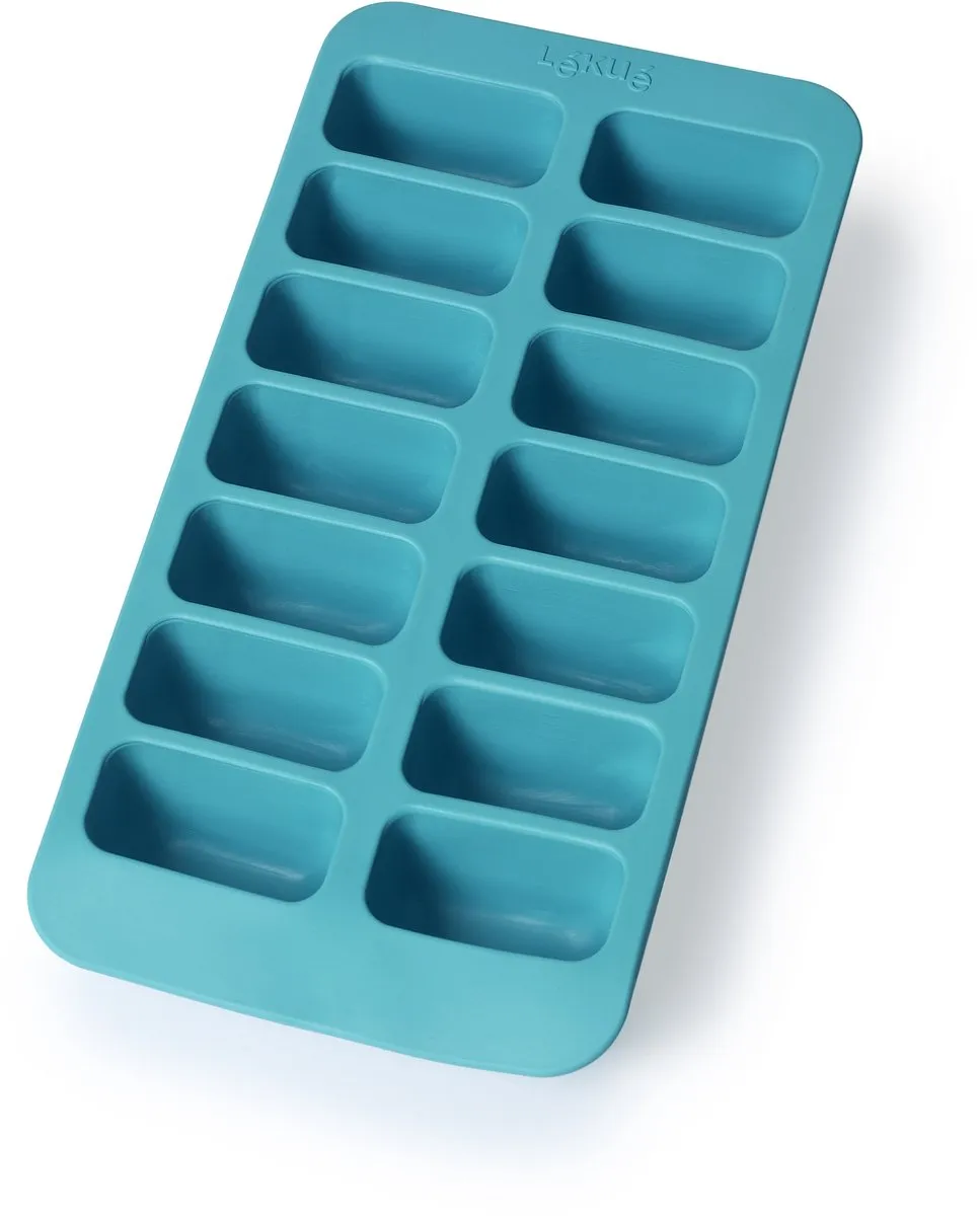 Lékué IJsblokjesvorm 14 Stuks - Turquoise