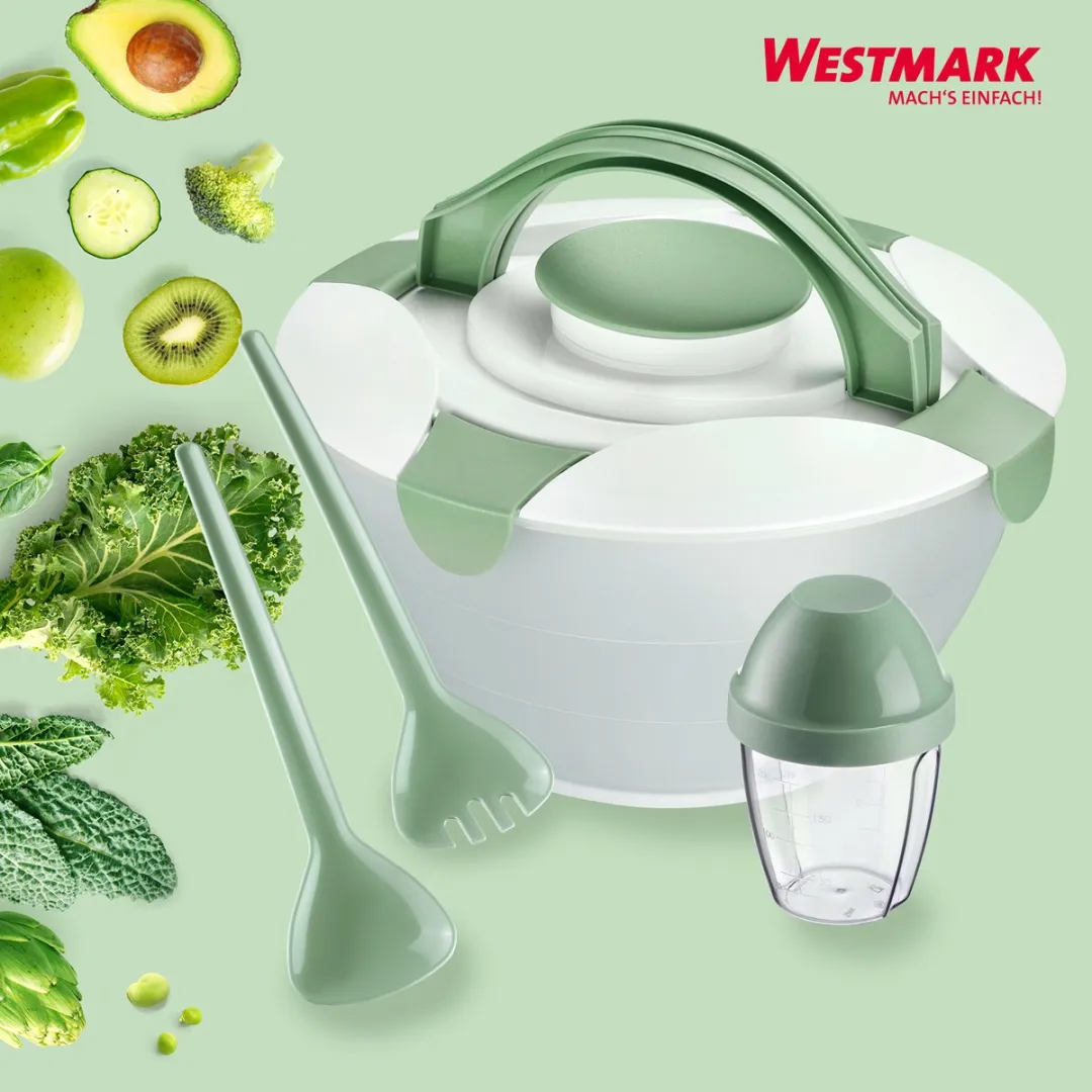 Westmark Saladebestek 2-delig Mintgroen