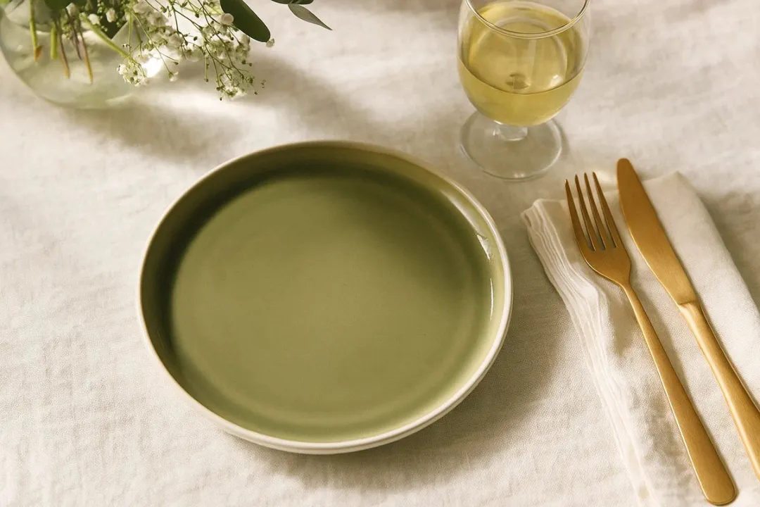 Cookinglife Dinerborden Groen Ø27cm - 6 Stuks