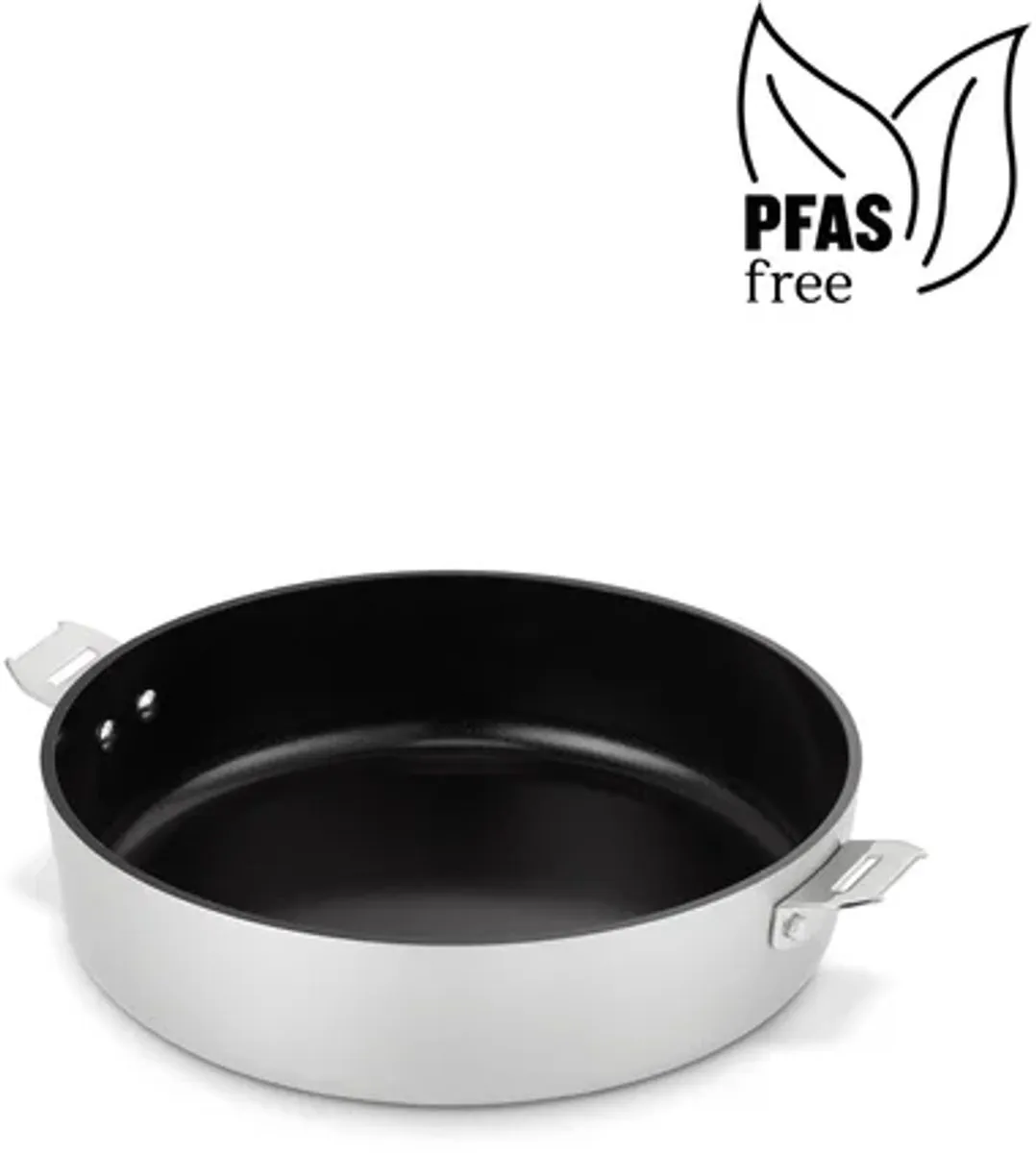 Beka Evolution Sauteerpan Ø24cm - Antikleef PFAS-vrij - Chroom