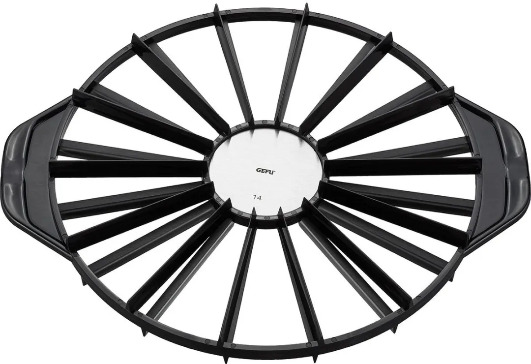 GEFU Taartverdeler Divido - 14-16 Punten - Kunststof/Zwart - 26.4 cm