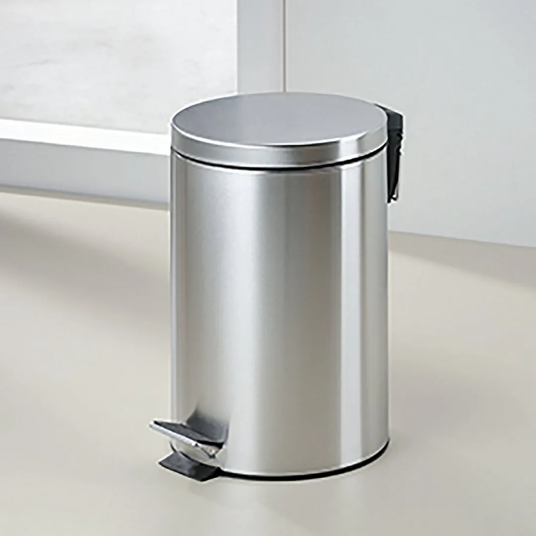 Kela Keuken Afvalemmer 12L RVS - Zilver