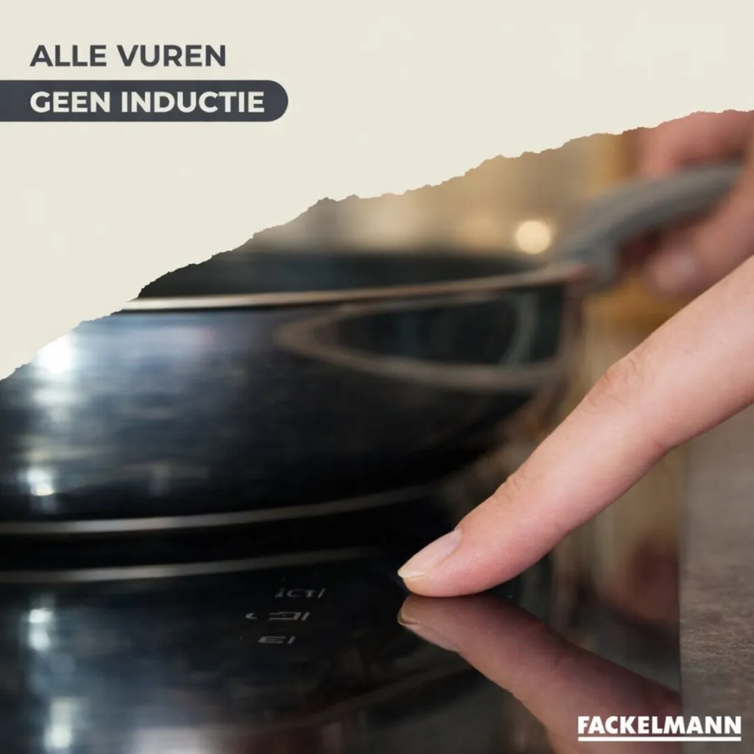 Fackelmann 9203250 Keukenset - 5 Pannen RVS - 12/16/20/24cm - Inductiegeschikt