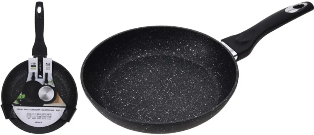 Excellent Houseware Koekenpan 24cm - Zwart