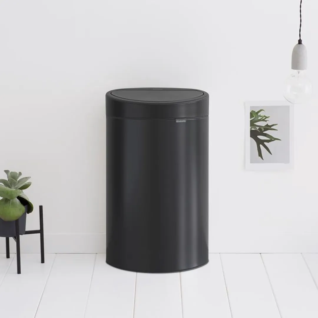 Brabantia Touch Bin Prullenbak 40L - Matt Black