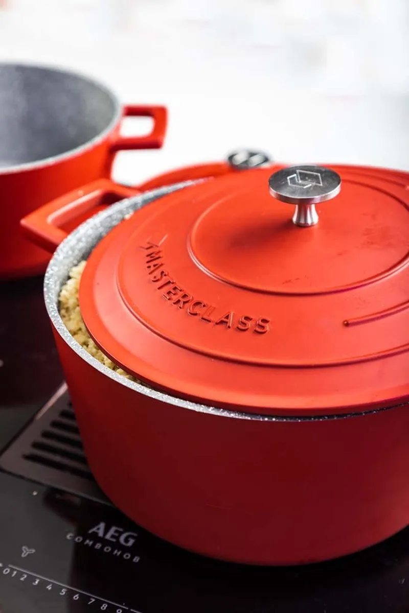 MasterClass Gietaluminium Rode Kookpan 2,5L