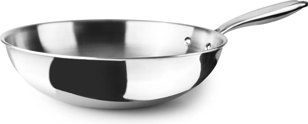 Ibili Triply Rvs Wokpan 30cm - Hoogglans