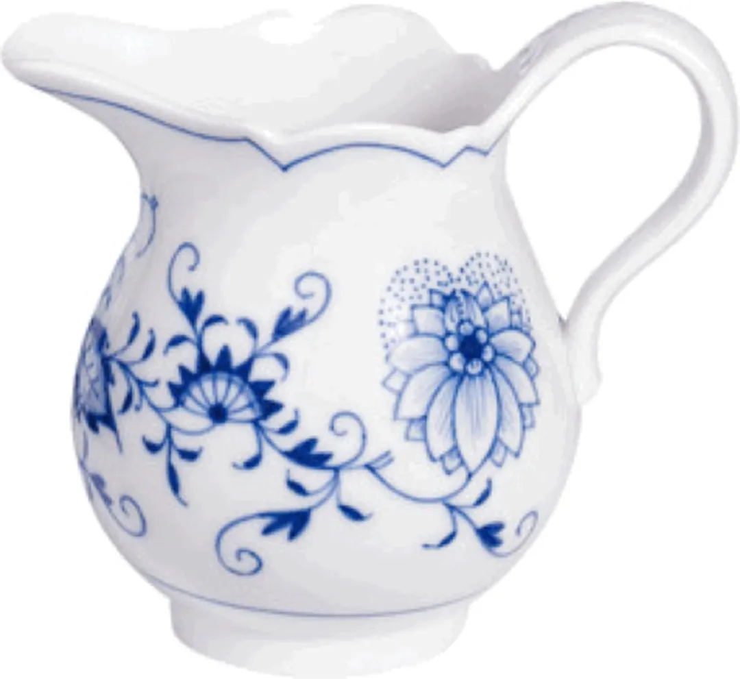 Meissen Melkkannetje Blauwe Uien
