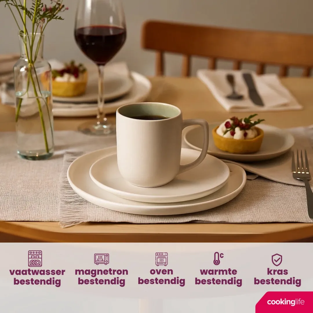Cookinglife Mokken Groen 390ml - 6 Stuks