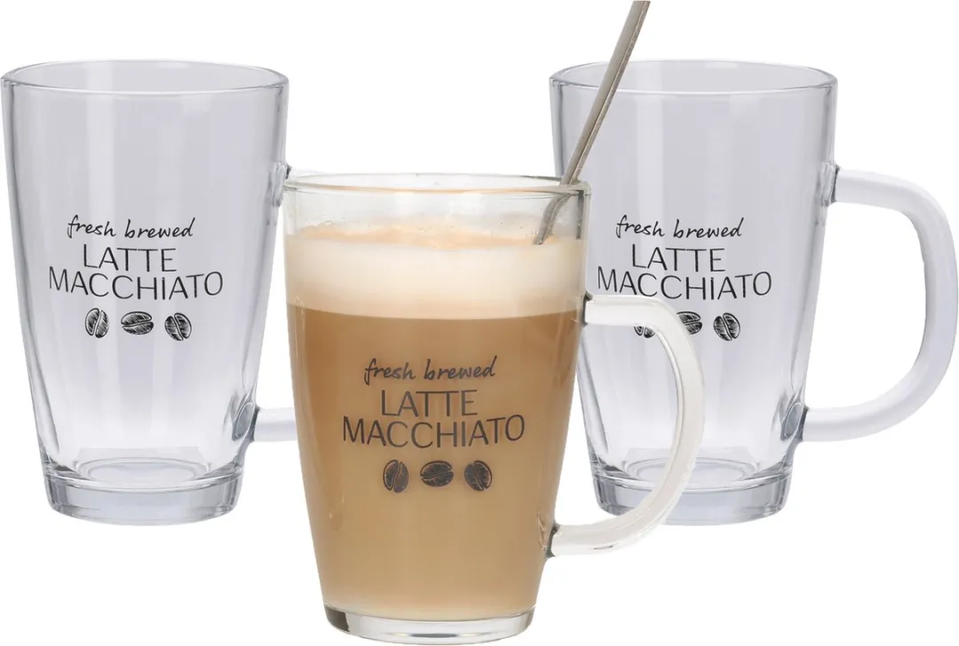Excellent Houseware Latte Macchiato Glazen Set 8 Stuks