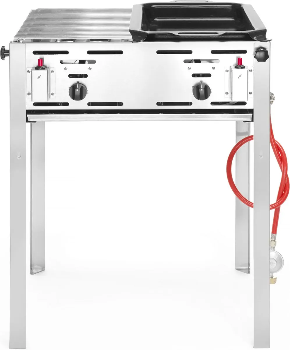 HENDI Roast-Master Maxi 50 50 Gasbarbecue 11,6 kW - 650x540x840mm