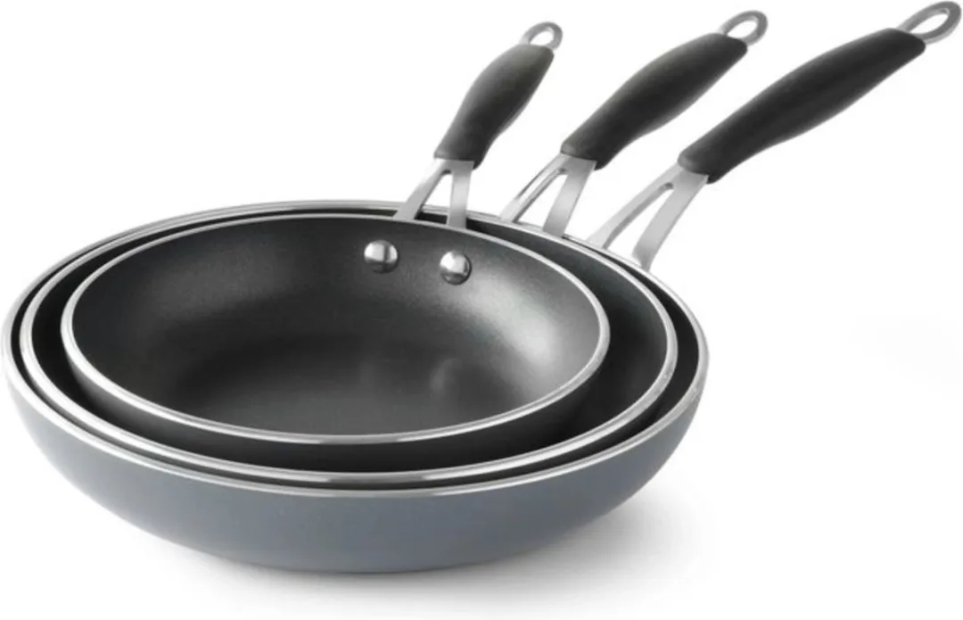 HENDI Koekenpan 32cm - Teflon Anti-Aanbaklaag - Grijs