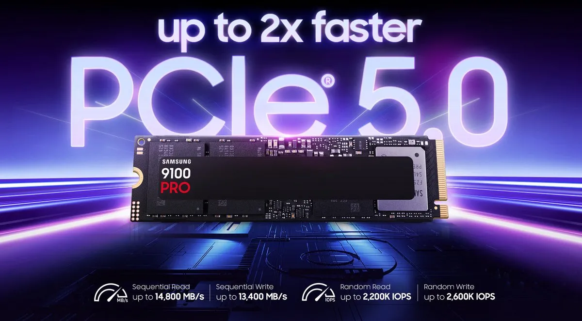 Samsung 9100 PRO MZ-VAP8T0BW SSD - 8TB