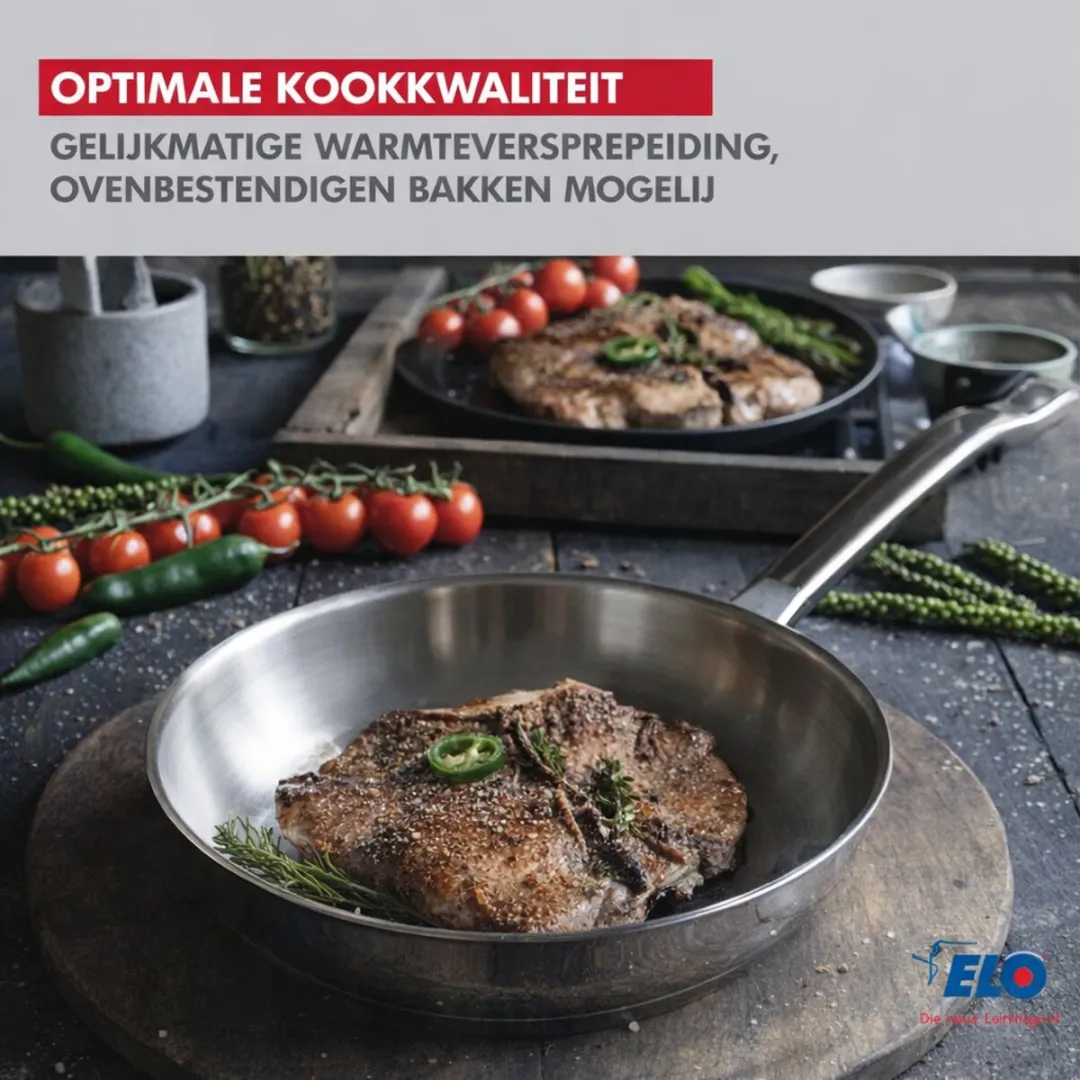 Fackelmann Elo Profi Keukenset 7-delig - Inductie - Roestvrij staal