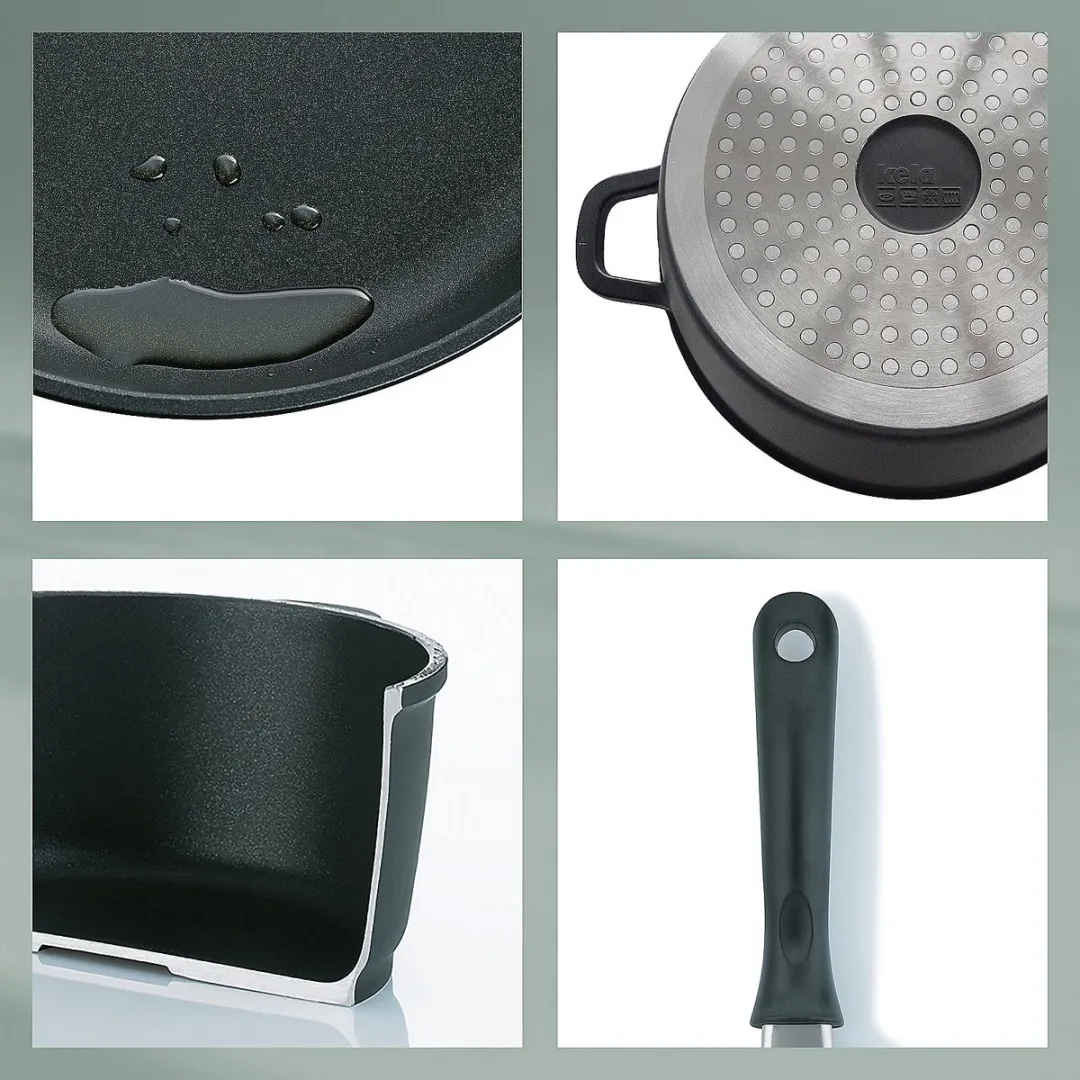 Kela Hapjespan 28cm - 2.3L - Zwart