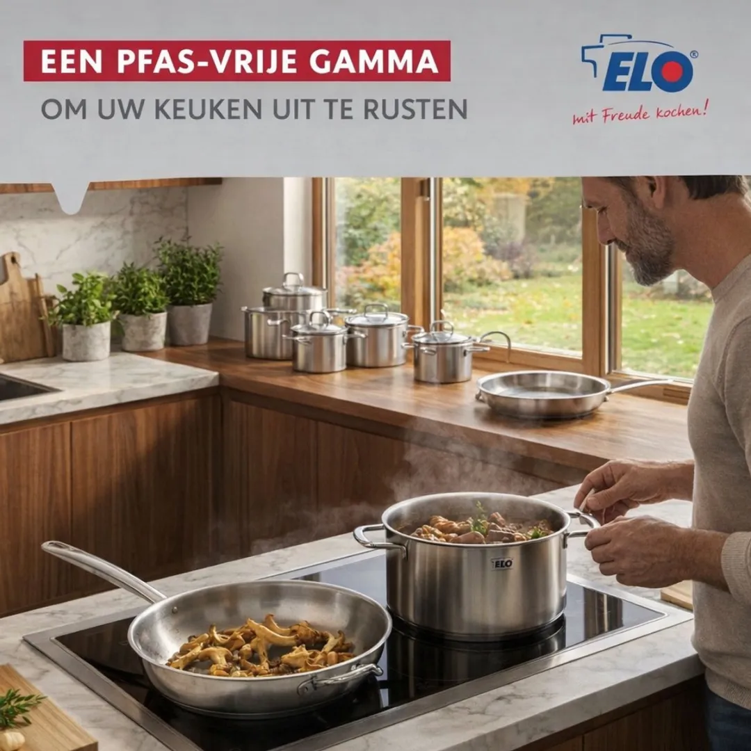 Fackelmann Elo Profi Keukengerei Set 7-delig - Inductie - Roestvrij staal