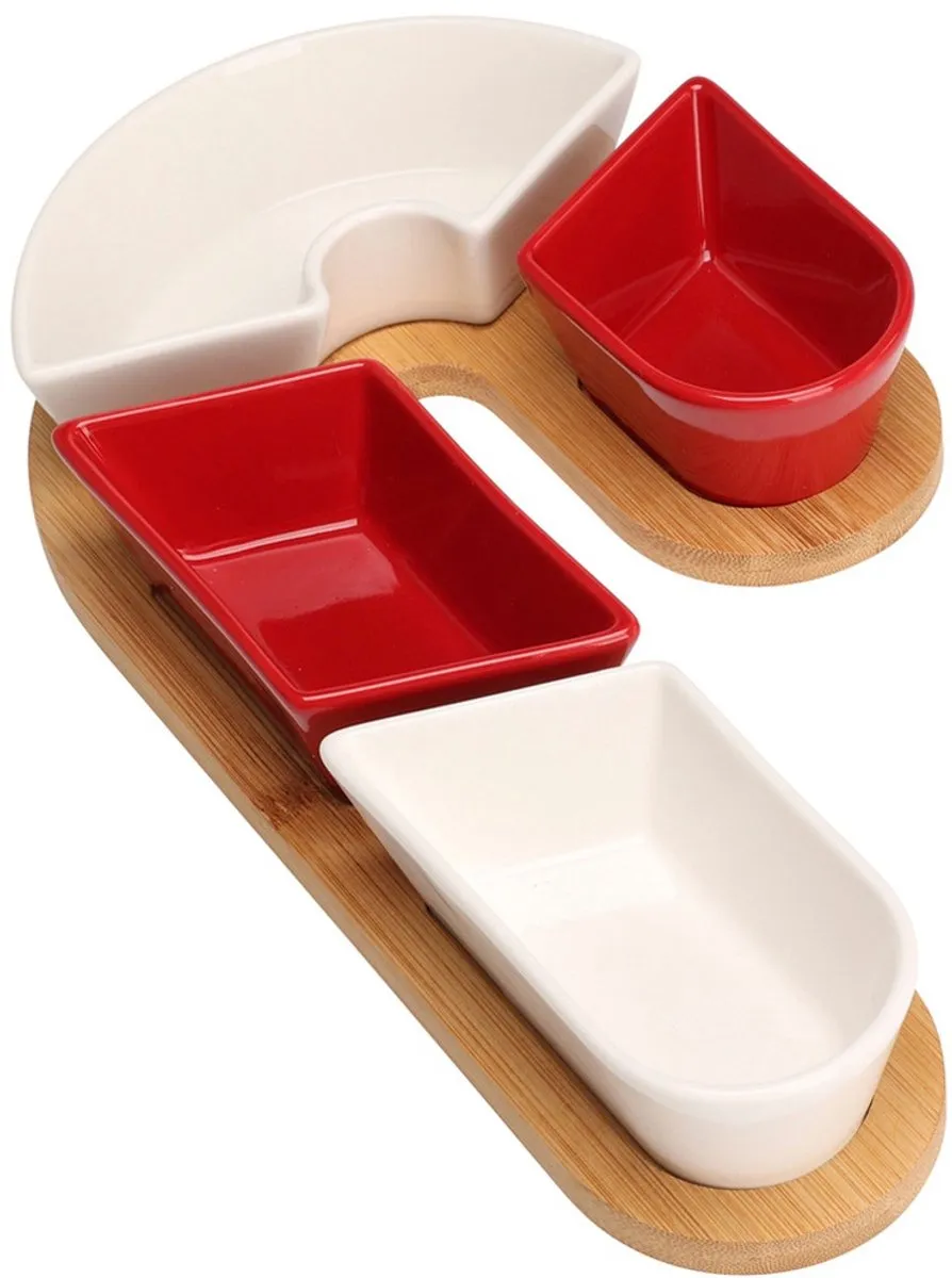 Excellent Houseware Snackkommen Set 5-delig - Dipschalen - veelkleurig