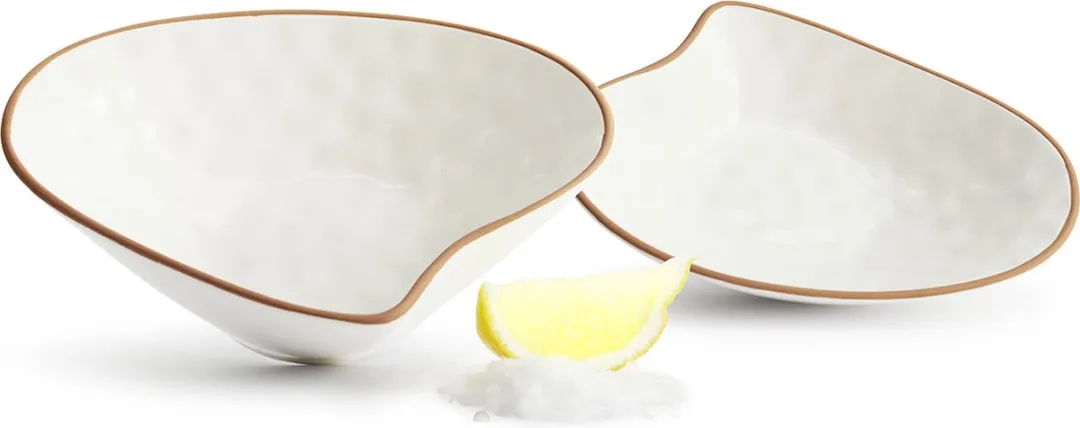 Sagaform Seafood Schelpbordjes 2-delig - Wit