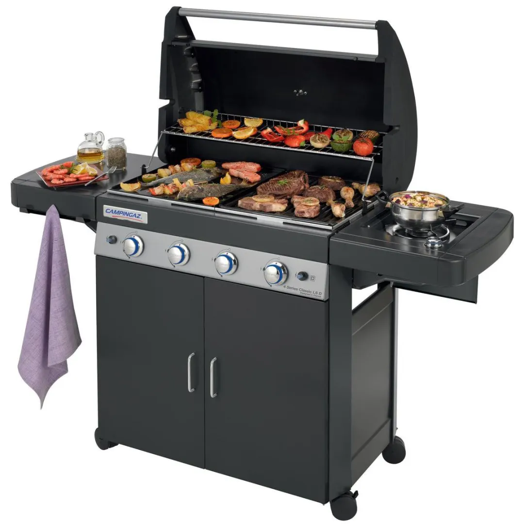 Campingaz 4 Series Classic LS Gasbarbecue 4 Branders - 45cm - Zwart