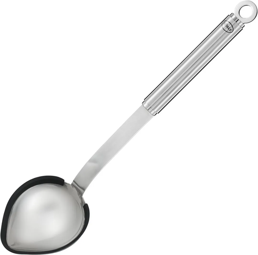 Rösle Siliconen Opscheplepel 10627 - Zilver