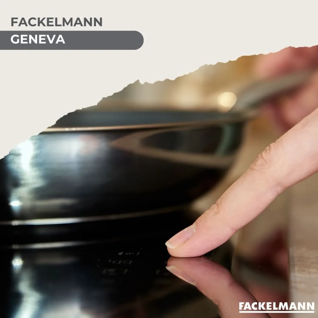 Fackelmann Koekenpan 28cm - Roestvrij staal - Inductie - Zwart