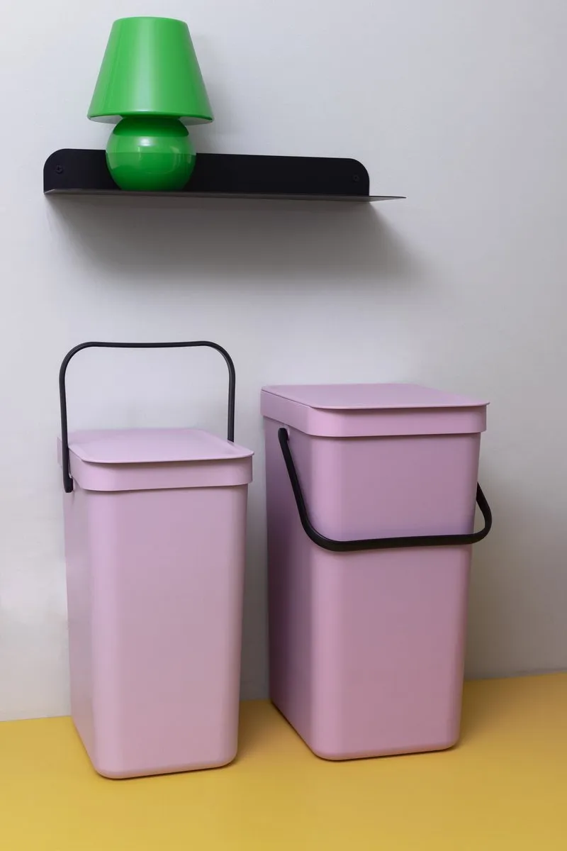 Brabantia Sort & Go Prullenbak 12L - Lilac Pink