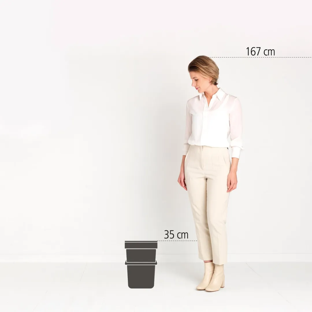 Brabantia Sort & Go Prullenbak 12L - Lilac Pink