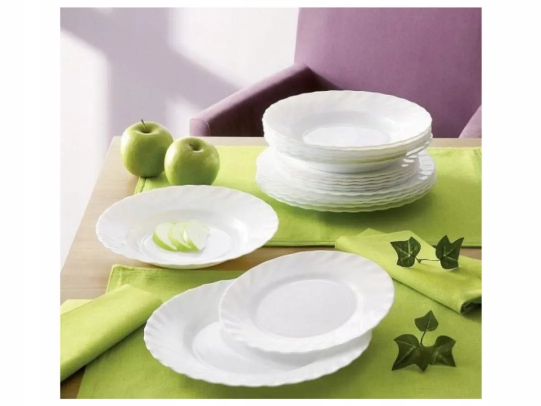 Luminarc Trianon Bord - Rond 27.3cm - Wit