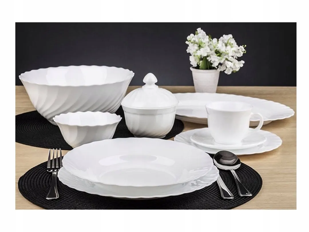 Luminarc Trianon Bord - Rond 27.3cm - Wit