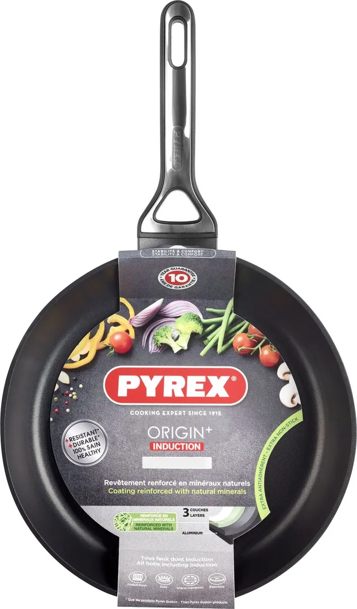 Pyrex Origin+ Koekenpan 20cm - Grijs