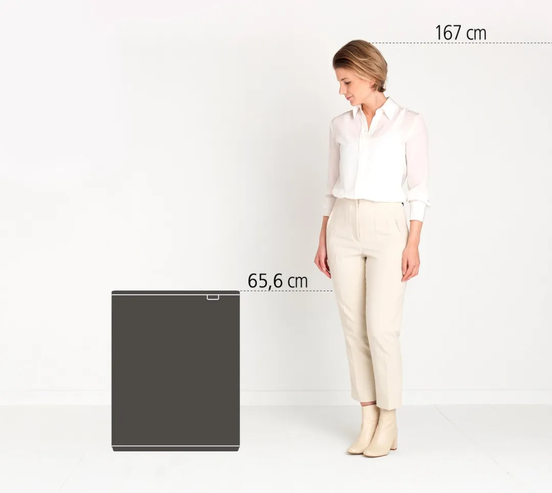 Brabantia Bo Touch Bin Prullenbak 60L - Soft Beige - afbeelding 6 van 6