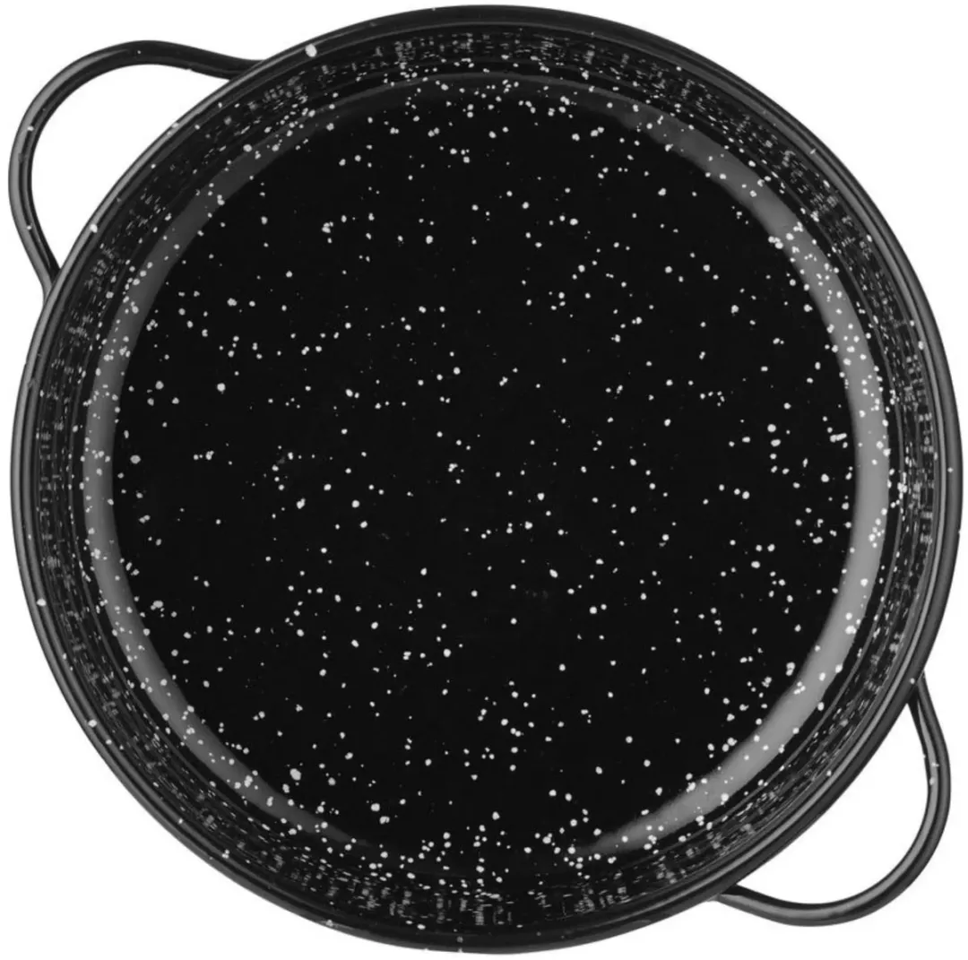 HENDI Braadpan 20cm - Geëmailleerd Koolstofstaal - Zwart