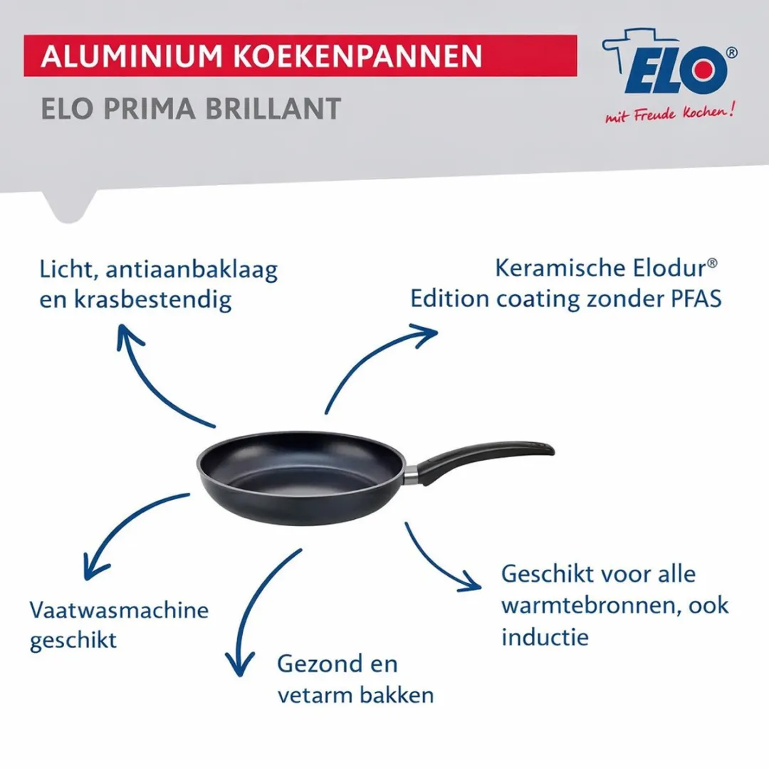 Fackelmann Elo 9735250 Keukengerei Set 4-delig - Inductie - Zwart