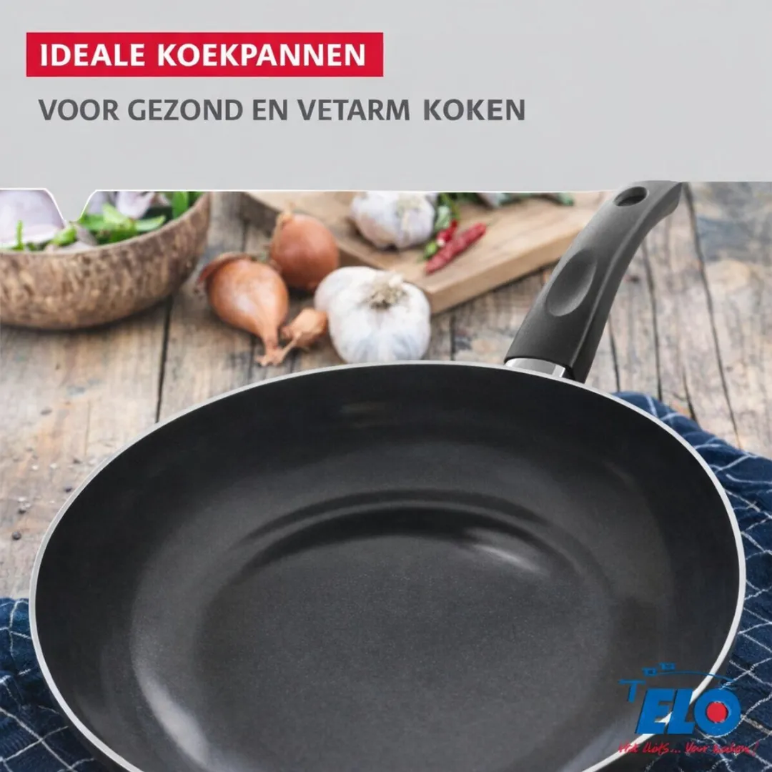 Fackelmann Elo 9735250 Keukengerei Set 4-delig - Inductie - Zwart
