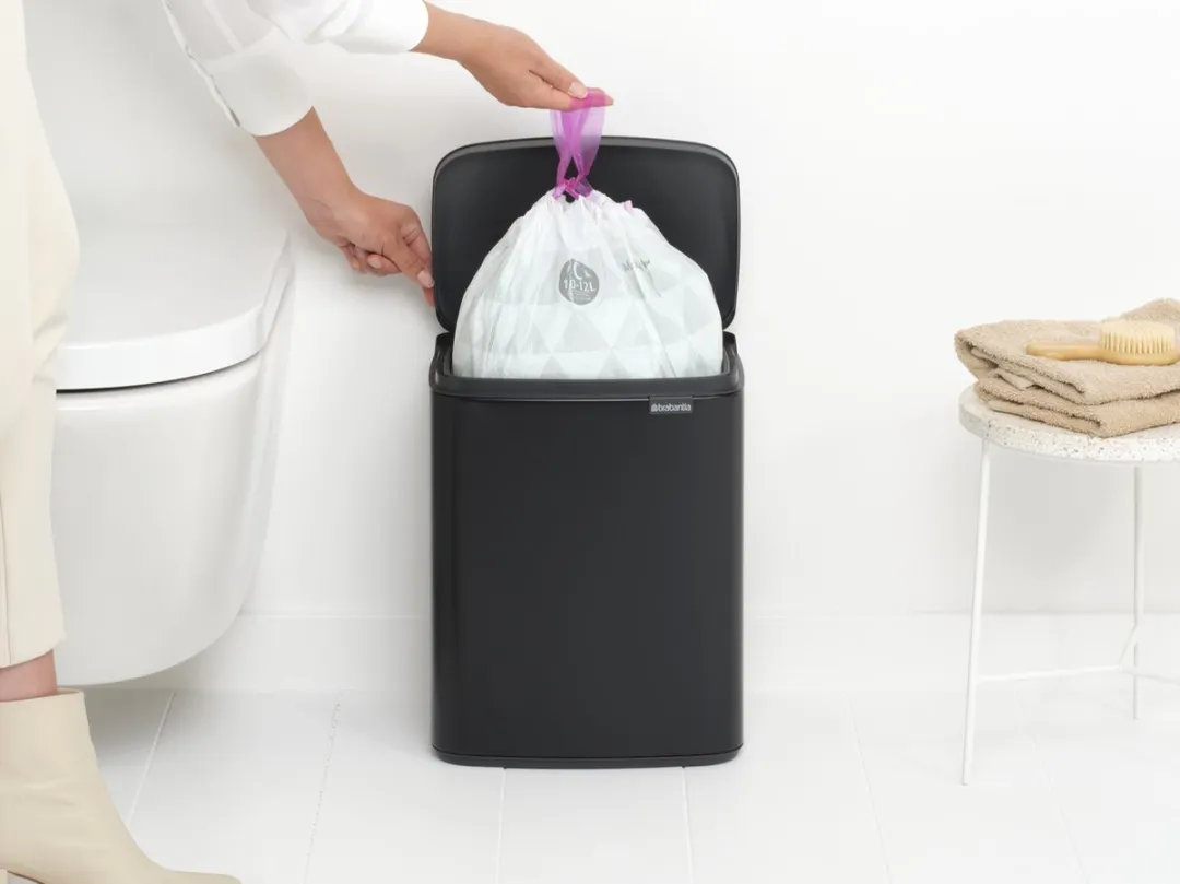 Brabantia Bo Prullenbak 12L - Matt Black