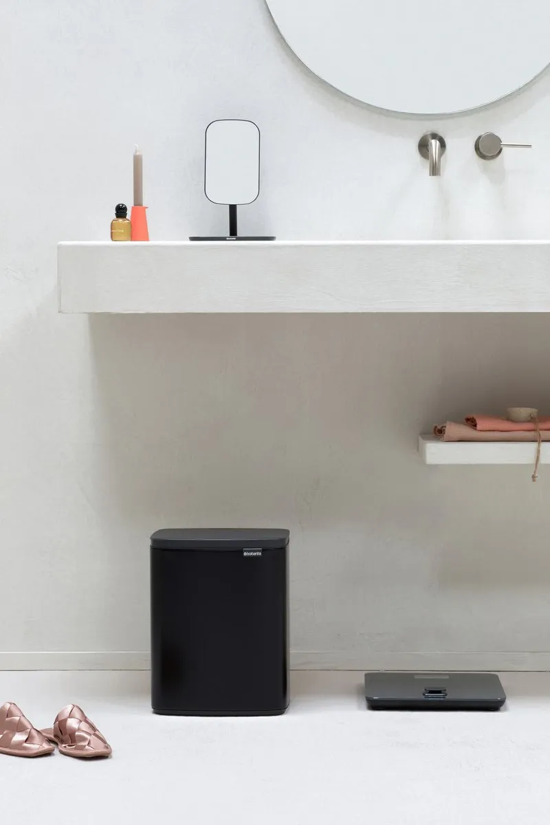Brabantia Bo Prullenbak 12L - Matt Black
