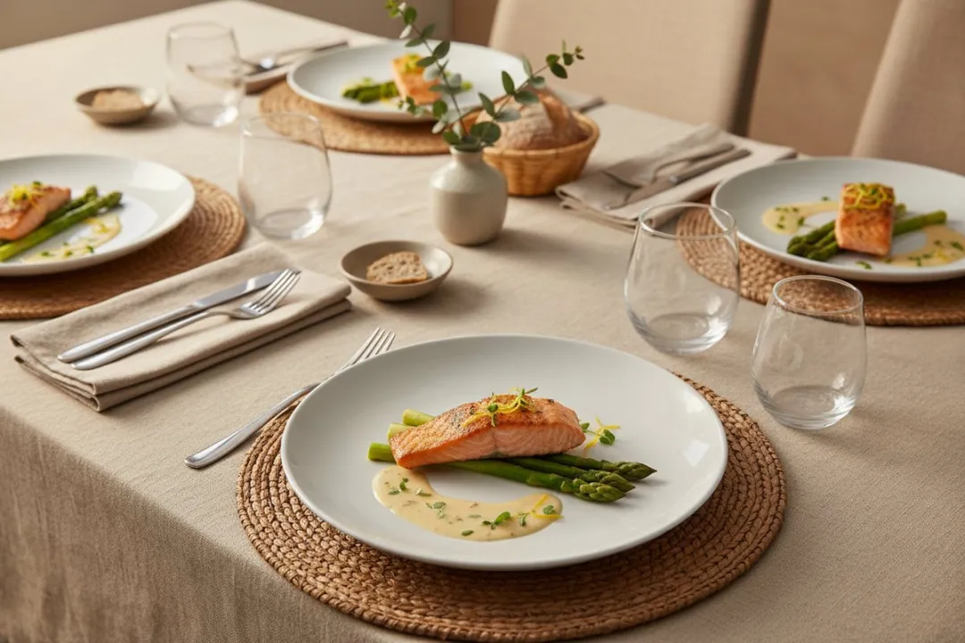 Cookinglife Coupe Dinerborden Porselein - 4 Stuks Ø27cm Wit