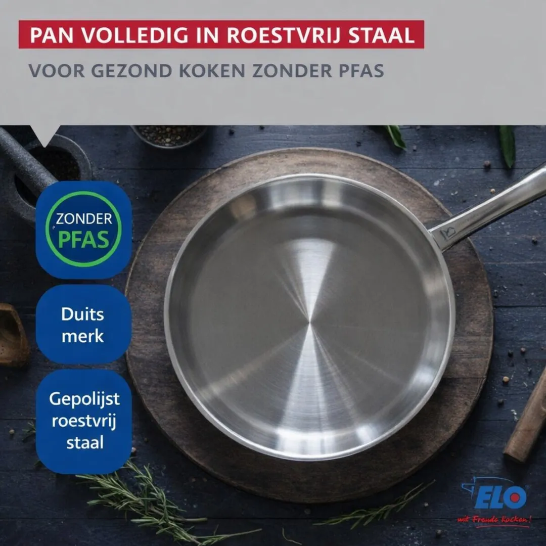 Fackelmann Elo Profi Keukenset 9507150 - 6-delig Inductie - Grijs