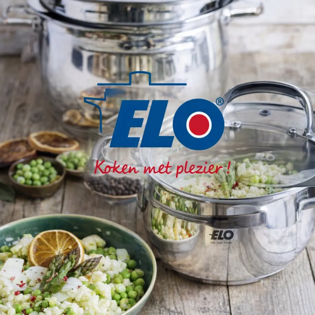 Fackelmann Elo 9807050 Koekenpan 32cm - Aluminium - Transparant/Zwart