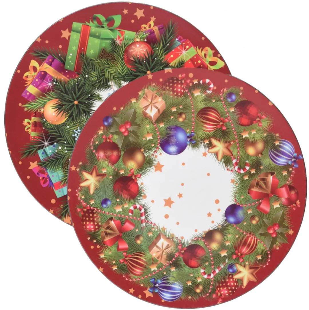 Excellent Houseware Kerstdiner Onderborden 33cm