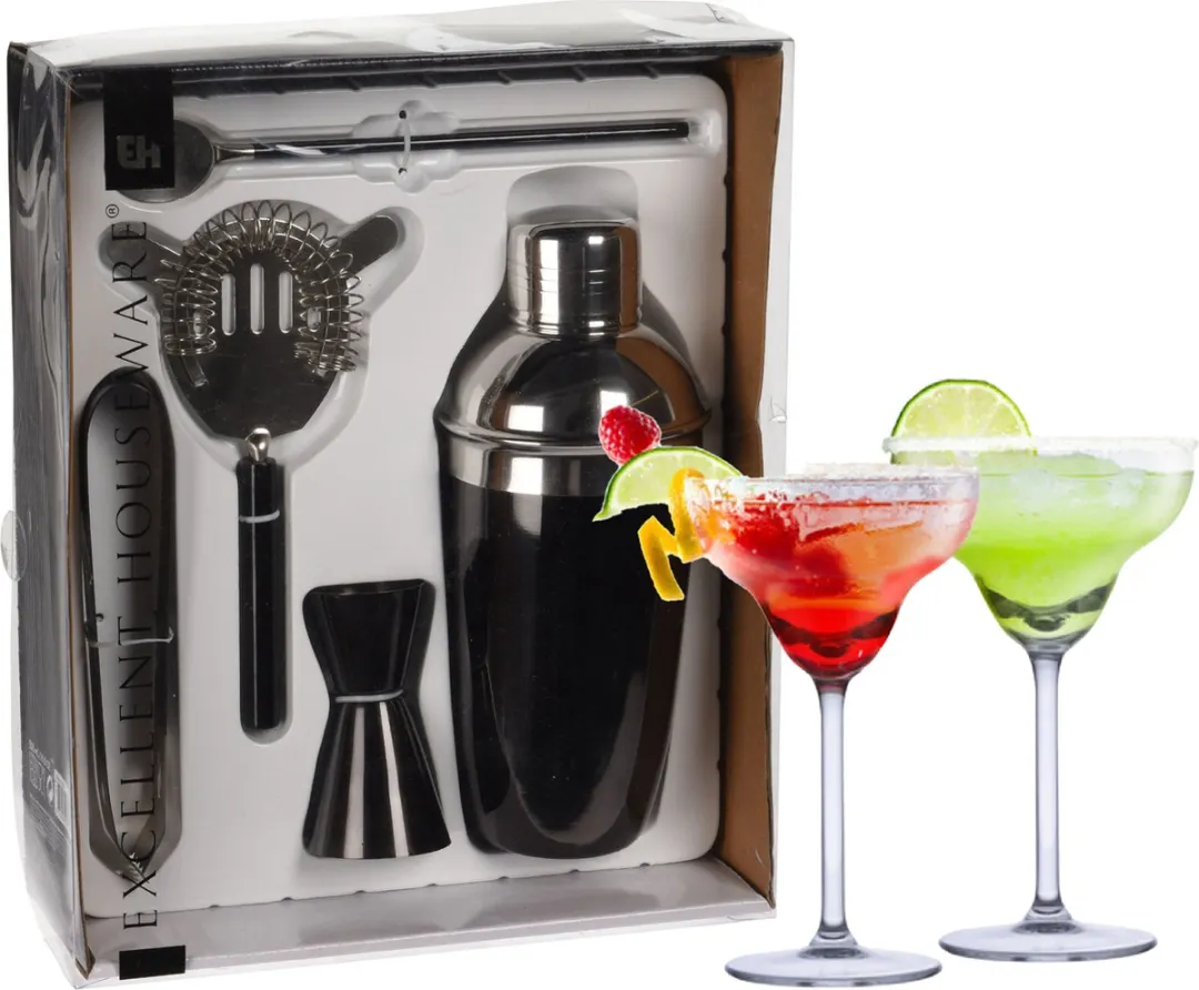 Excellent Houseware Cocktailset 5-delig