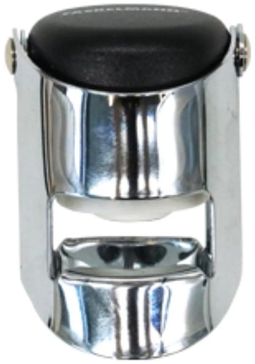 Fackelmann Champagnekurken 9900450 - 2 Stuks - Zwart/RVS