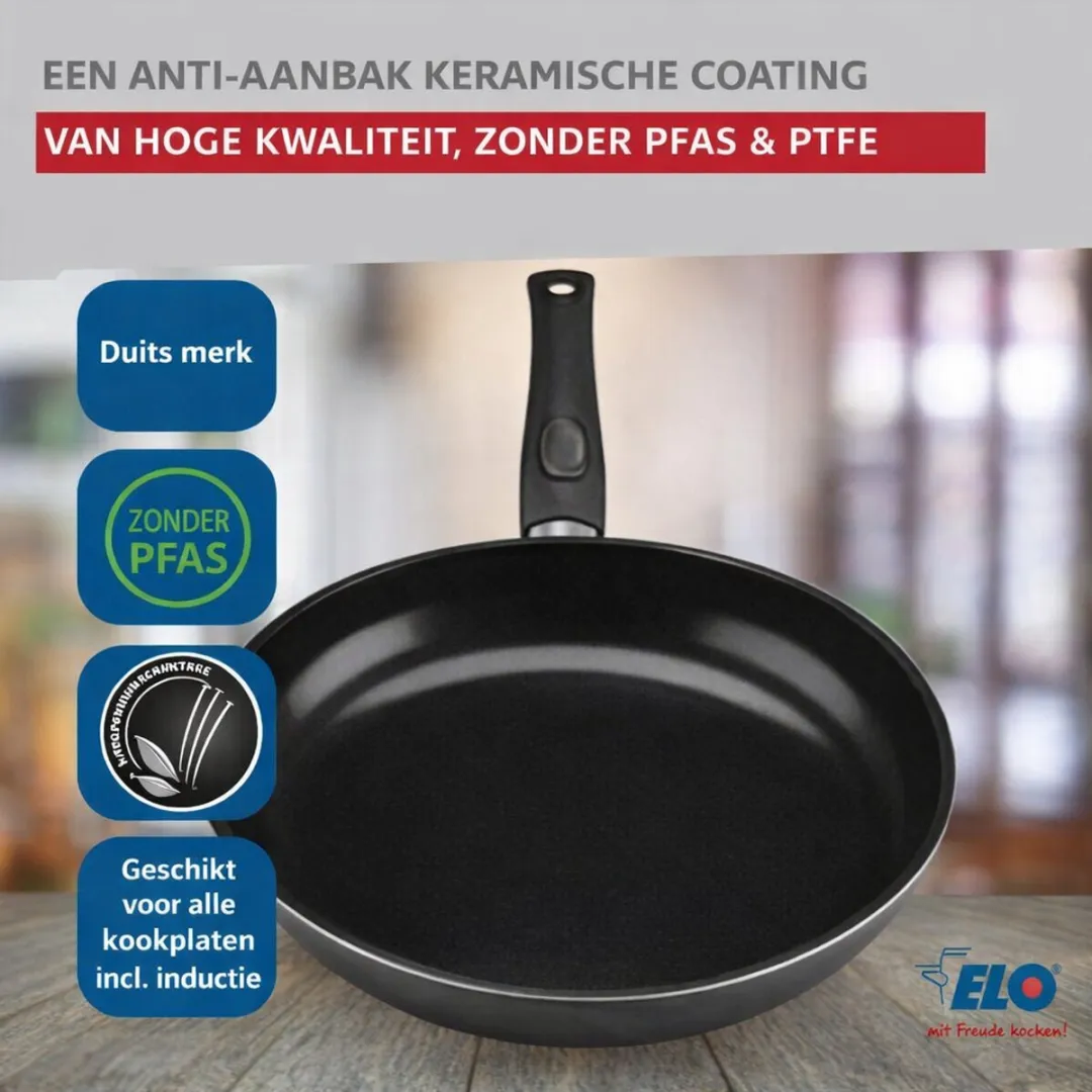 Fackelmann ELO 9751750 Keukengerei Set 6-delig - Inductie - Roestvrij staal
